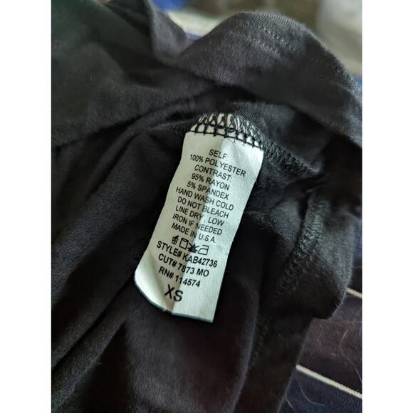 Pleione palm leaf print double layer tank top Sz XS - Picture 5 of 6